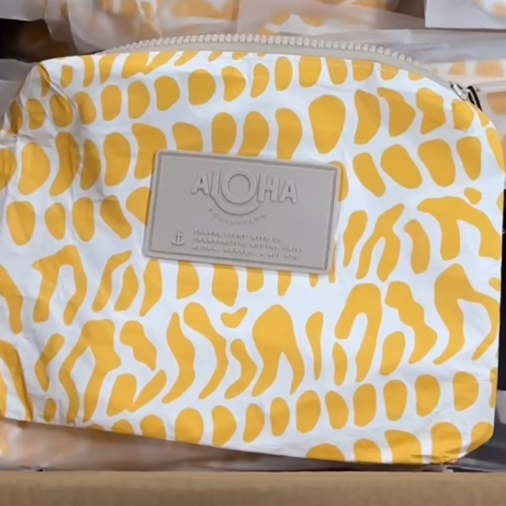 Aloha Collection Sunburst Miter Shell Small Pouch Limited Edition